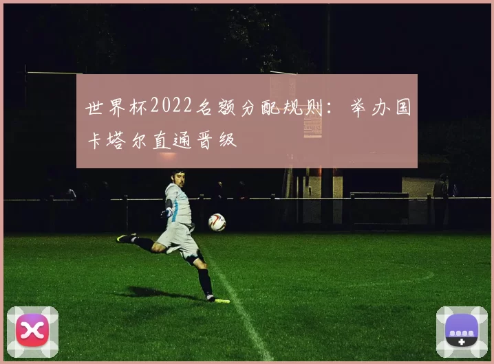 世界杯2022名额分配规则：举办国卡塔尔直通晋级