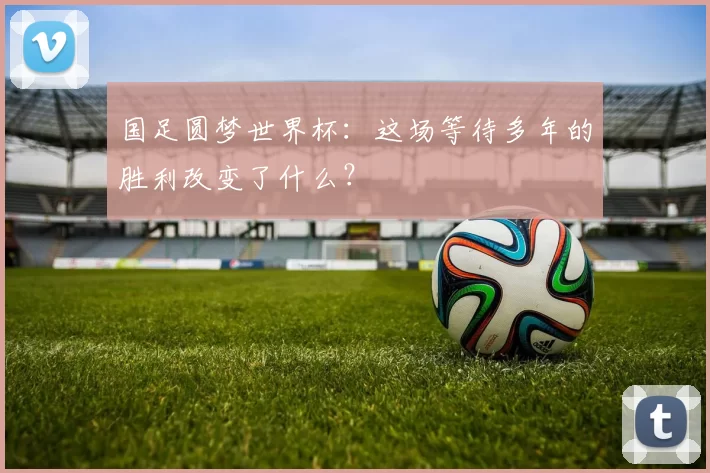 国足圆梦世界杯:这场等待多年的胜利改变了什么?